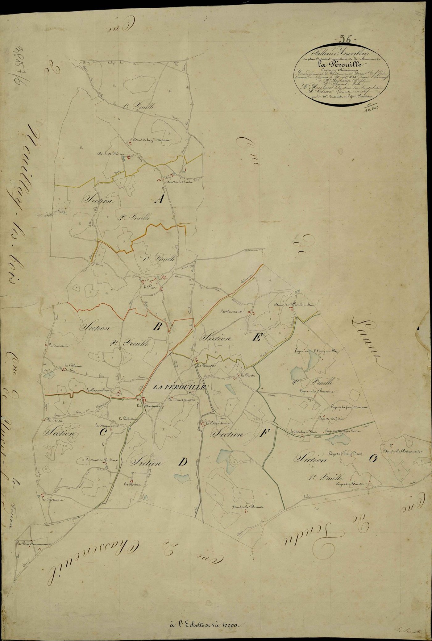 Pérouille - Tableau d'assemblage.