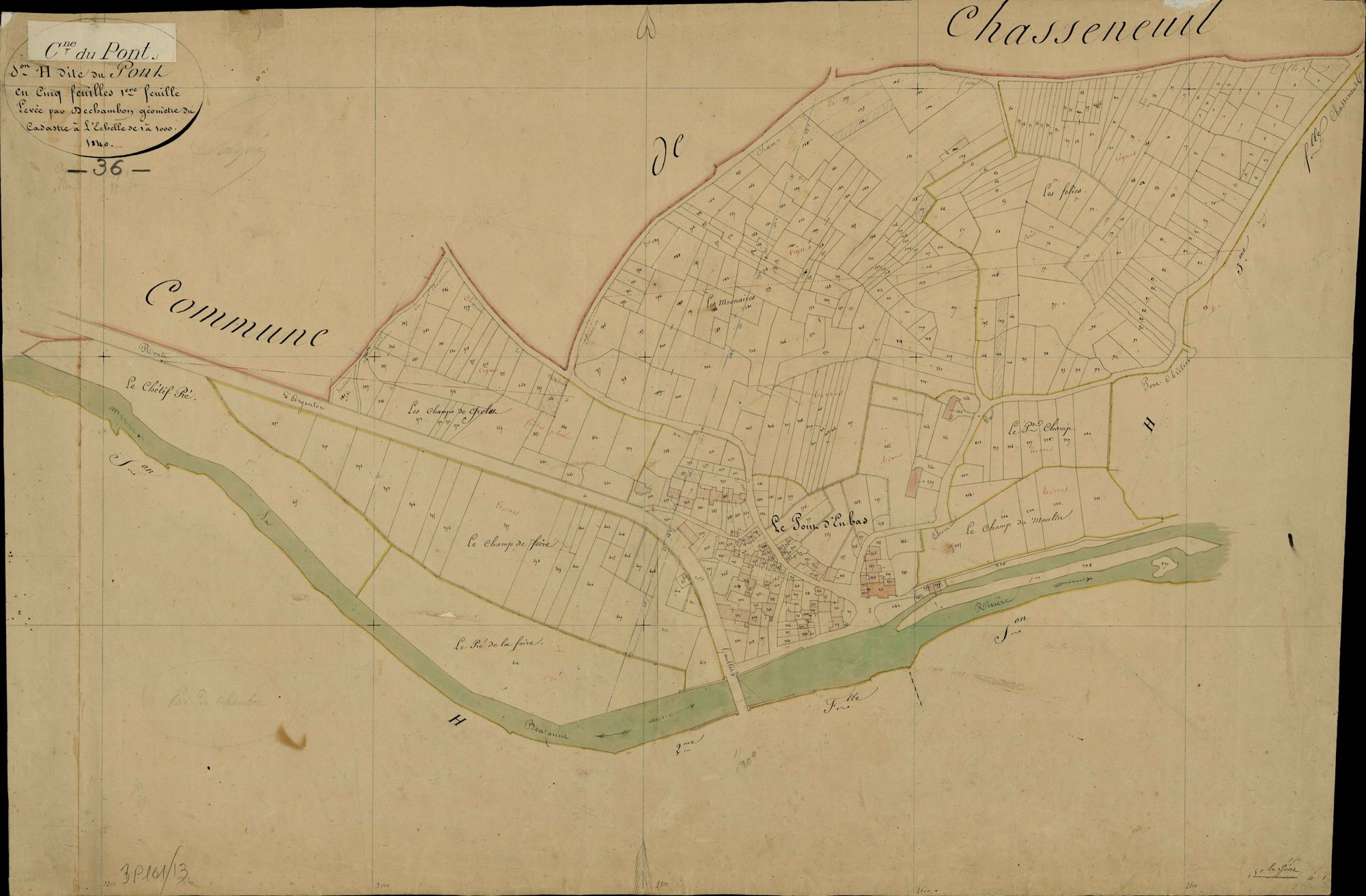 Pont-Chrétien-Chabenet - Section H1, dite du Pont.