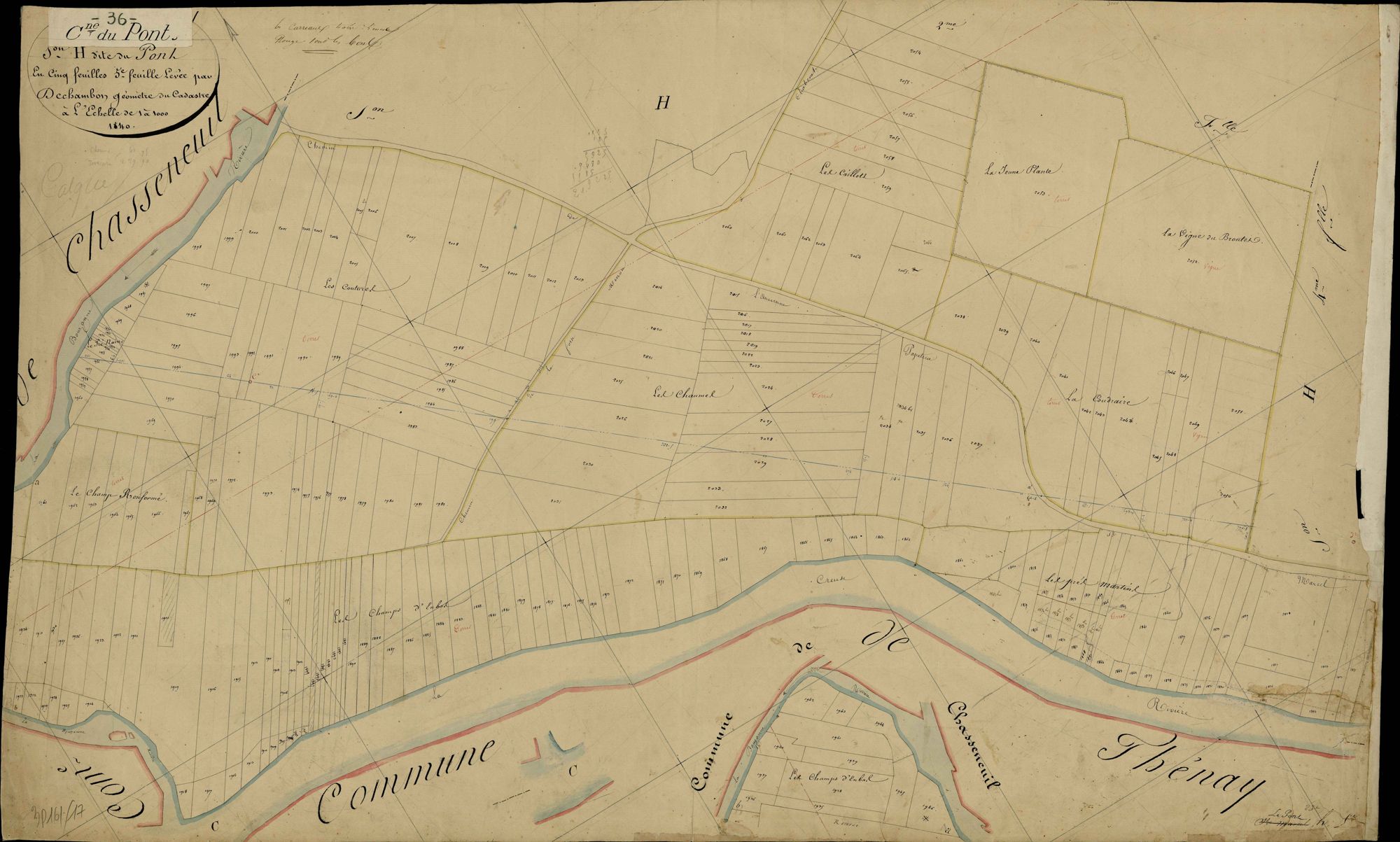 Pont-Chrétien-Chabenet - Section H5, dite du Pont.