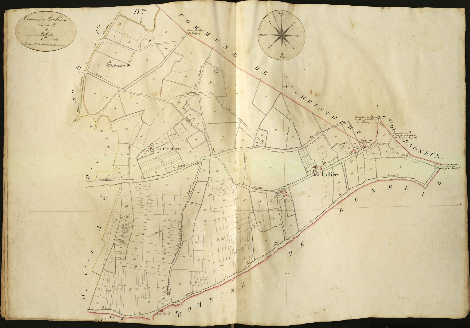Poulaines - Section A1, dite des Palliers.