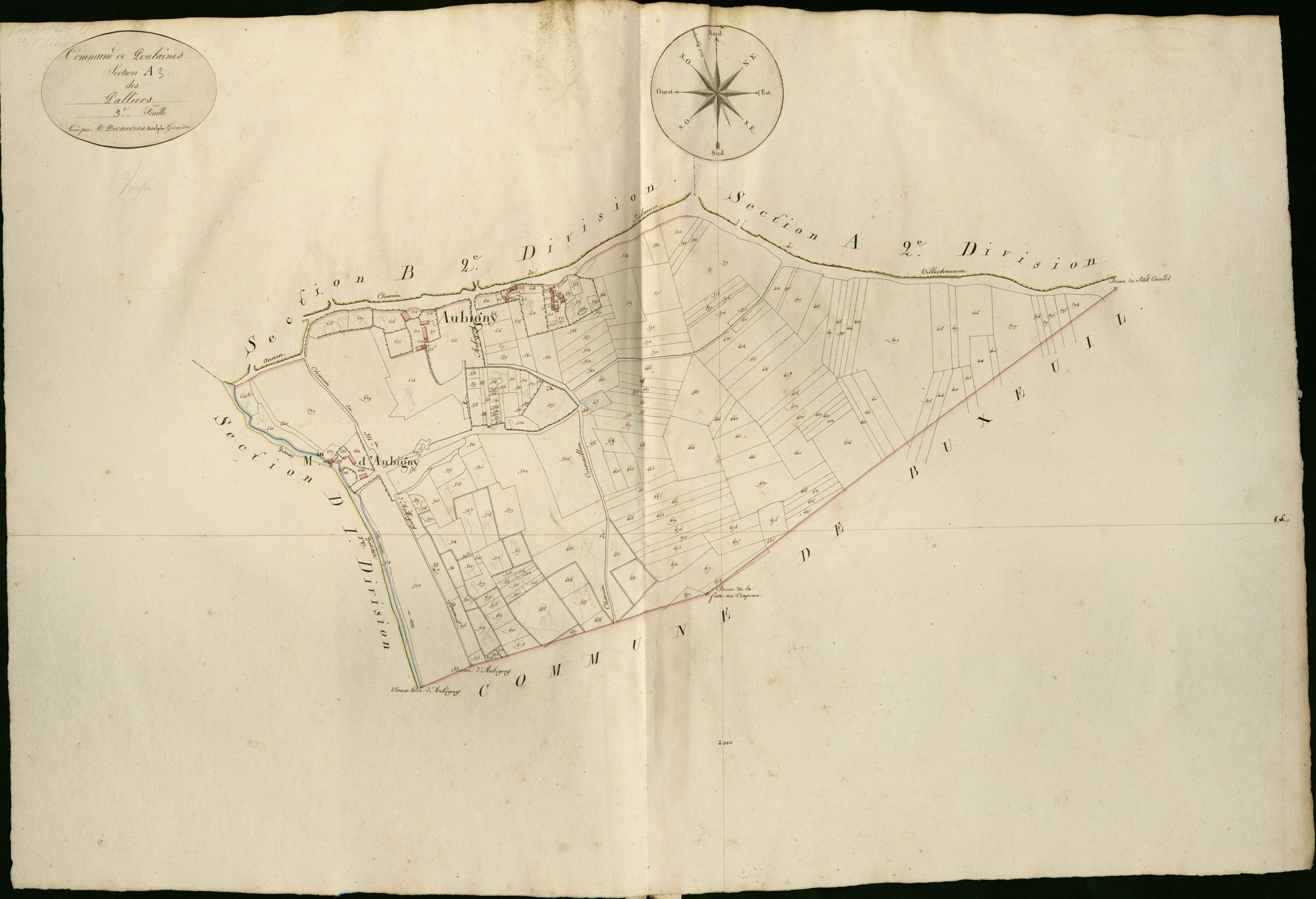 Poulaines - Section A3, dite des Palliers.