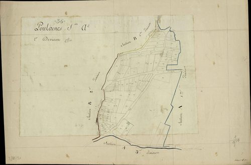 Poulaines - Section A2, [dite des Palliers].