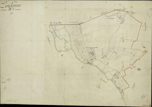 Poulaines - Section B3, [dite de la Roche].
