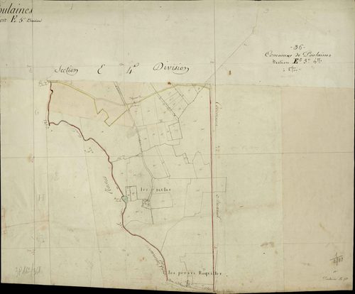 Poulaines - Section E5, [dite du Rouet].