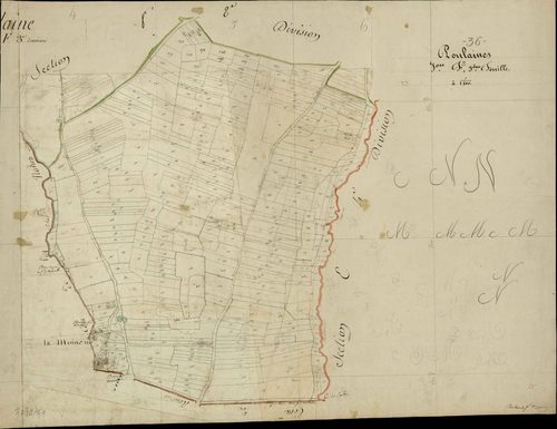 Poulaines - Section F3, [dite de Chambon].
