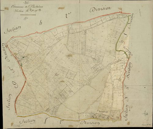 Poulaines - Section H3, [dite des Bruères].