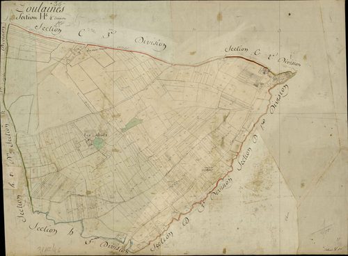Poulaines - Section H4, [dite des Bruères].