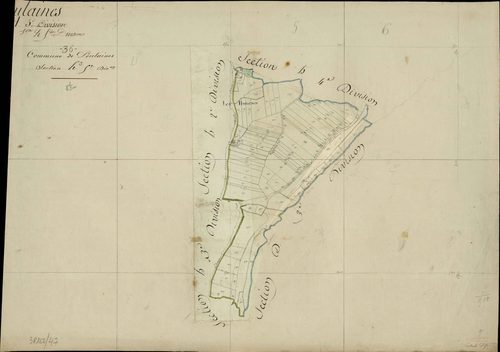 Poulaines - Section H5, [dite des Bruères].