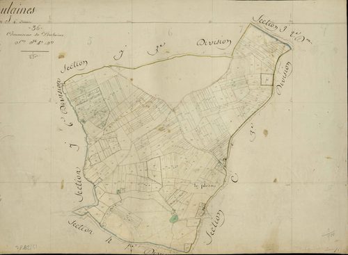 Poulaines - Section J4, [dite de Cungy].