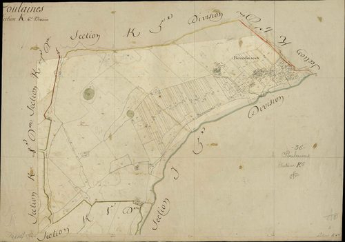 Poulaines - Section K6, [dite de la Chapelle].