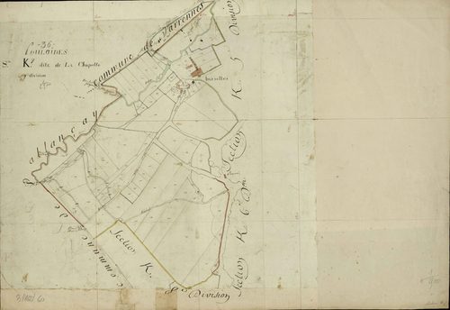 Poulaines - Section K7, [dite de la Chapelle].