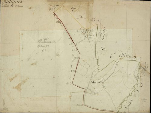 Poulaines - Section K8, [dite de la Chapelle].