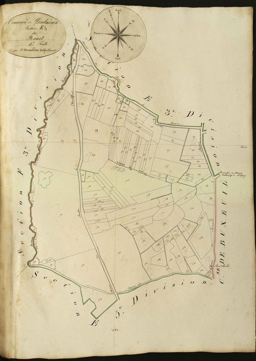 Poulaines - Section E4, dite du Rouet.