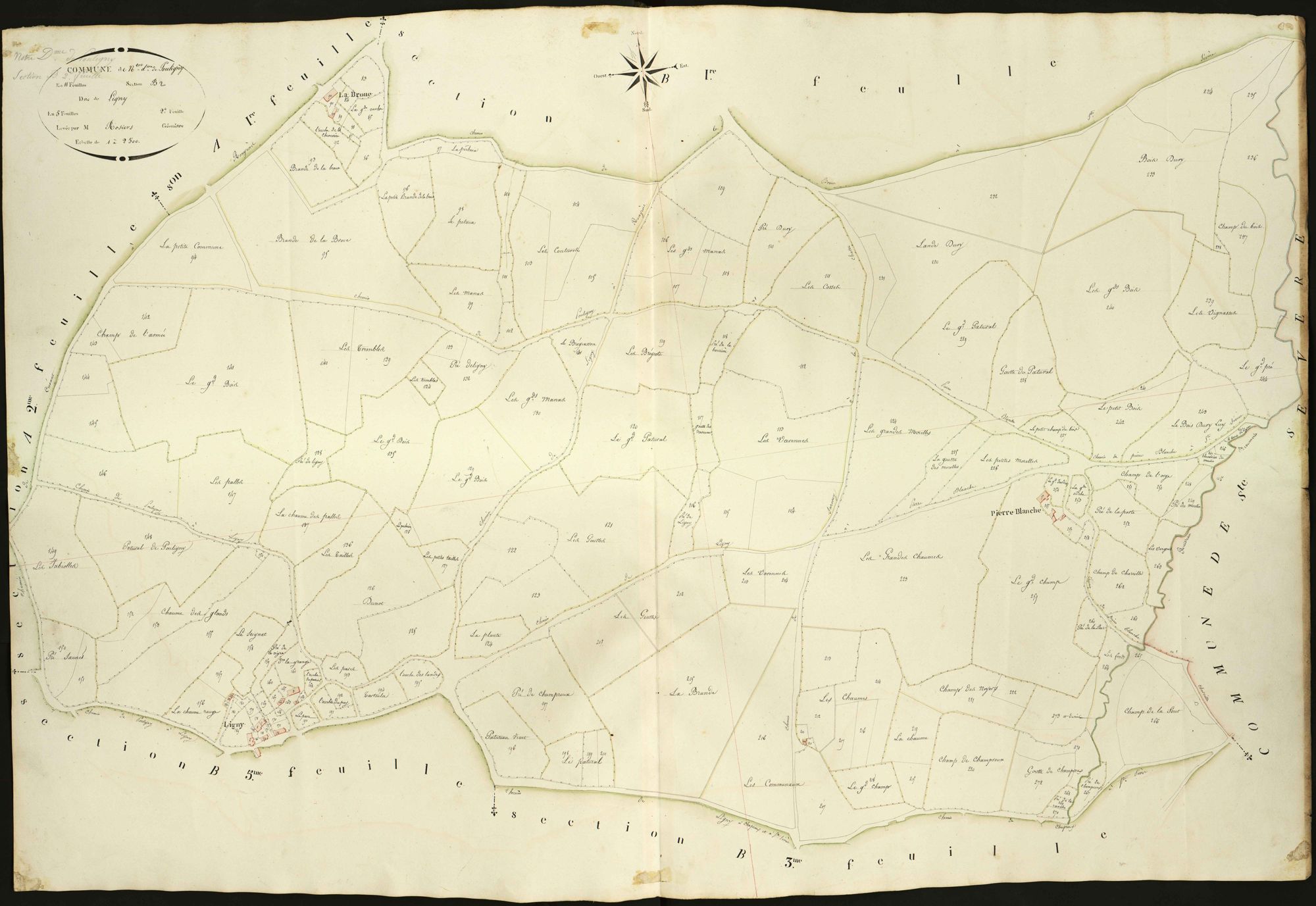 Pouligny-Notre-Dame - Section B2, dite de Ligny.