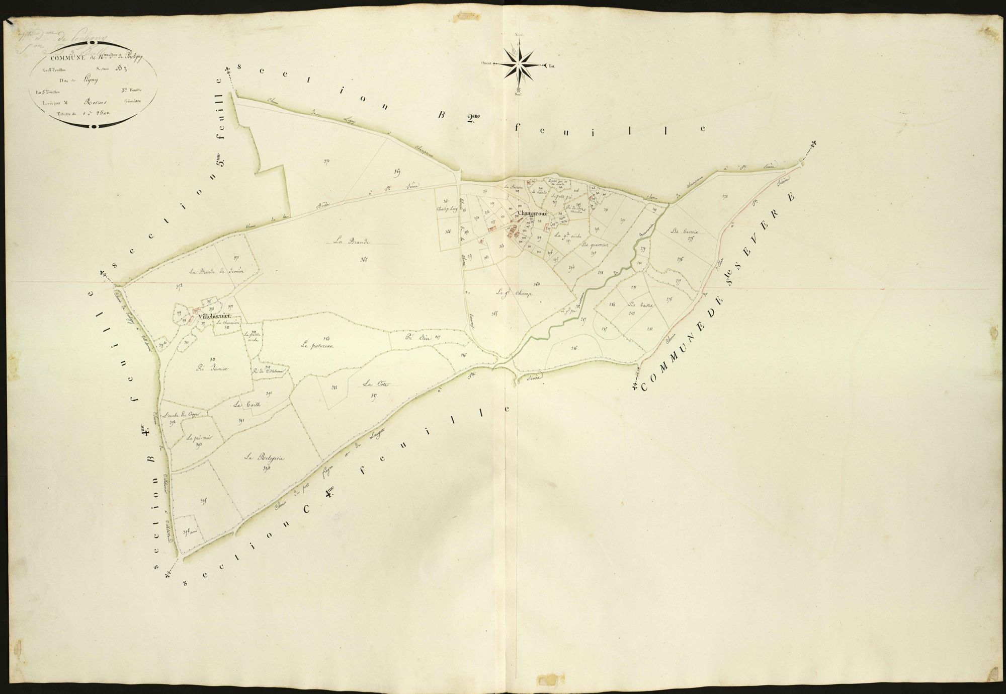 Pouligny-Notre-Dame - Section B3, dite de Ligny.