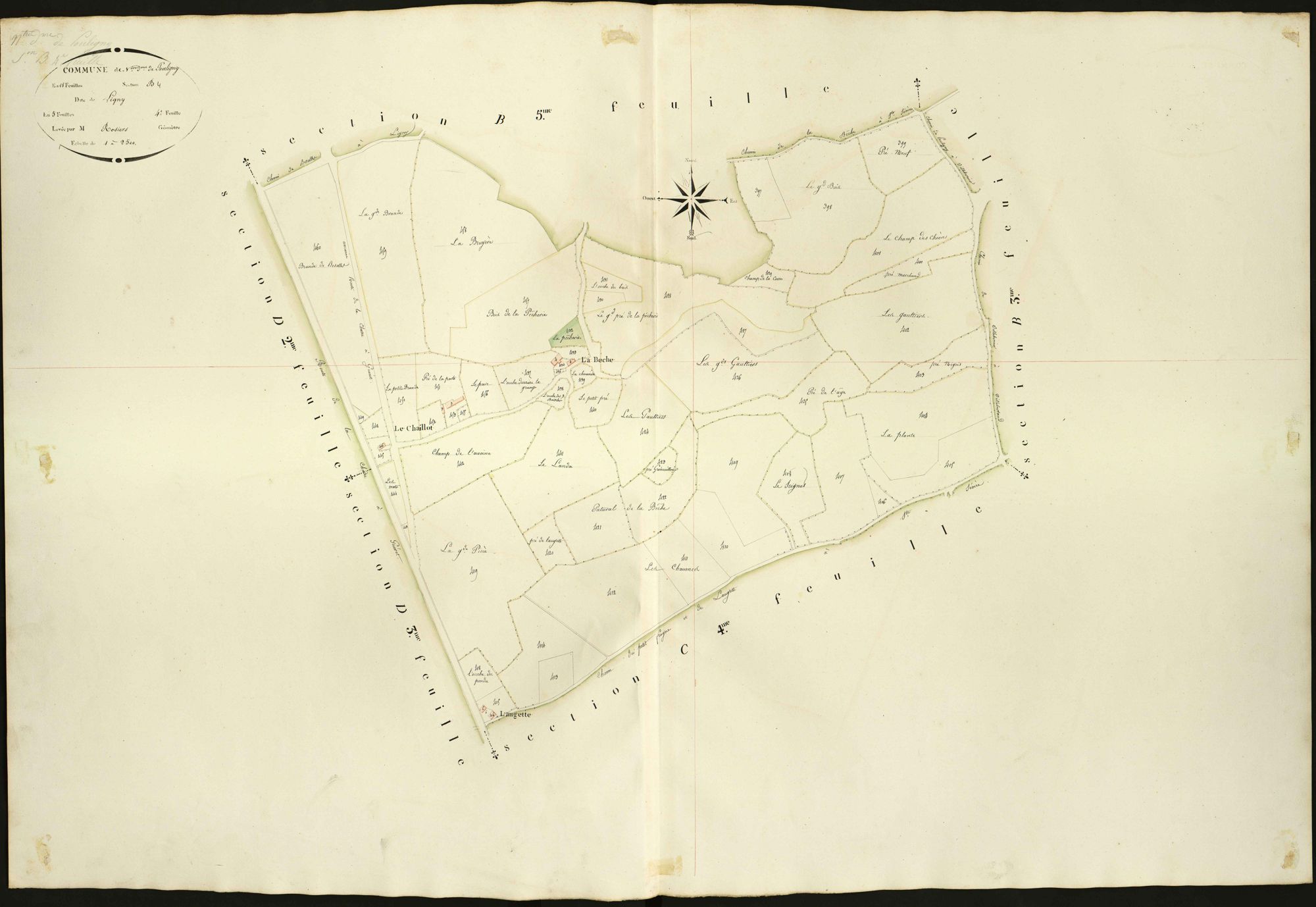 Pouligny-Notre-Dame - Section B4, dite de Ligny.
