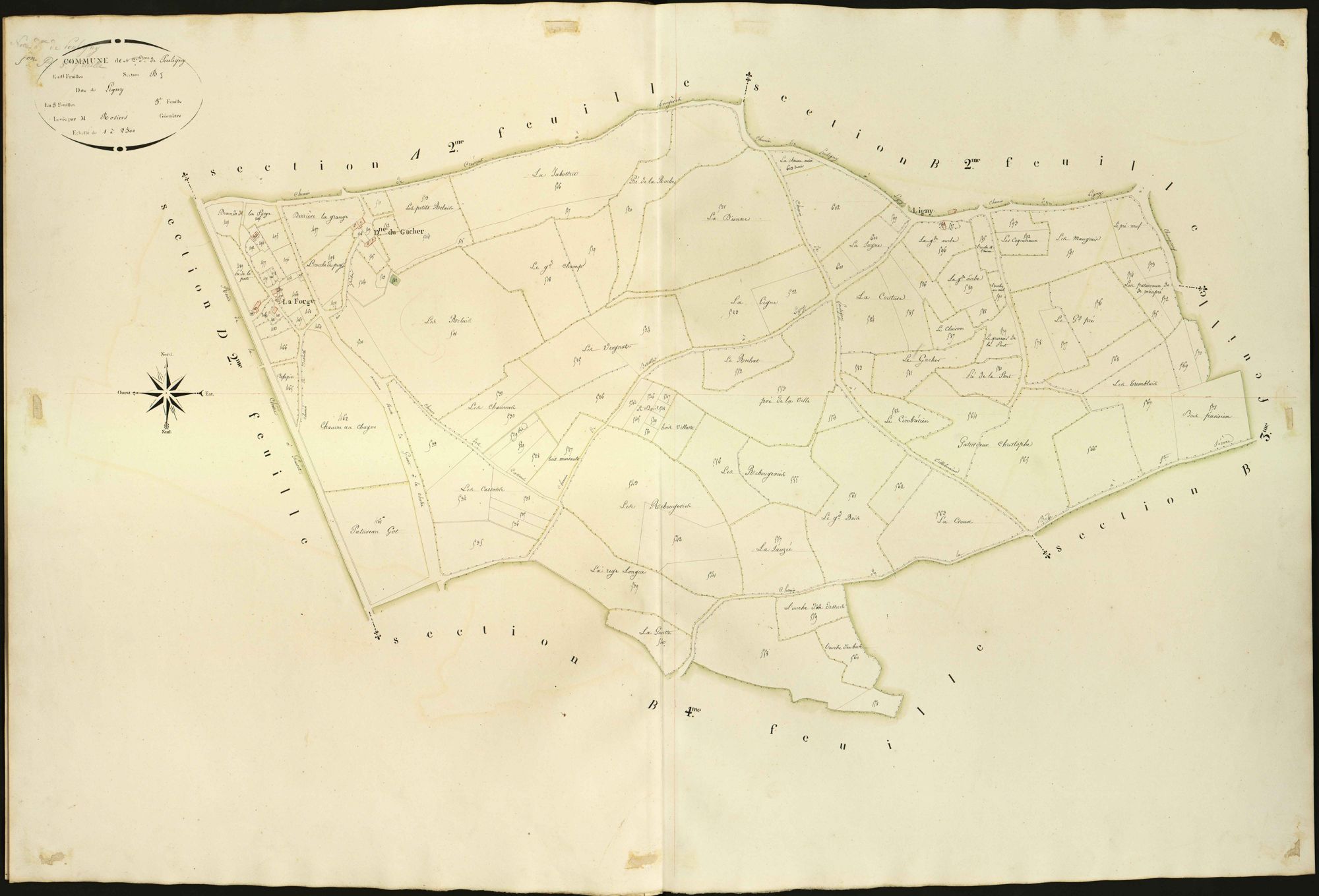 Pouligny-Notre-Dame - Section B5, dite de Ligny.