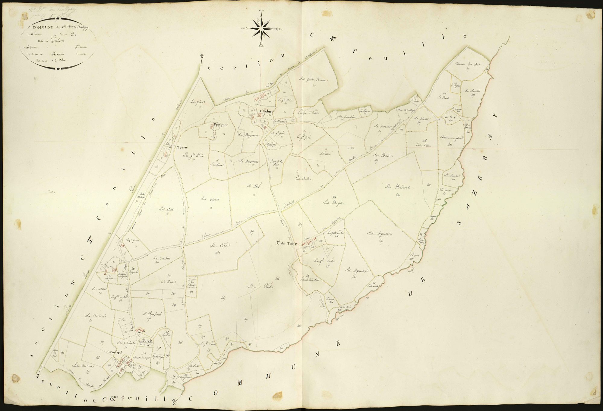 Pouligny-Notre-Dame - Section C5, dite des Groslards.