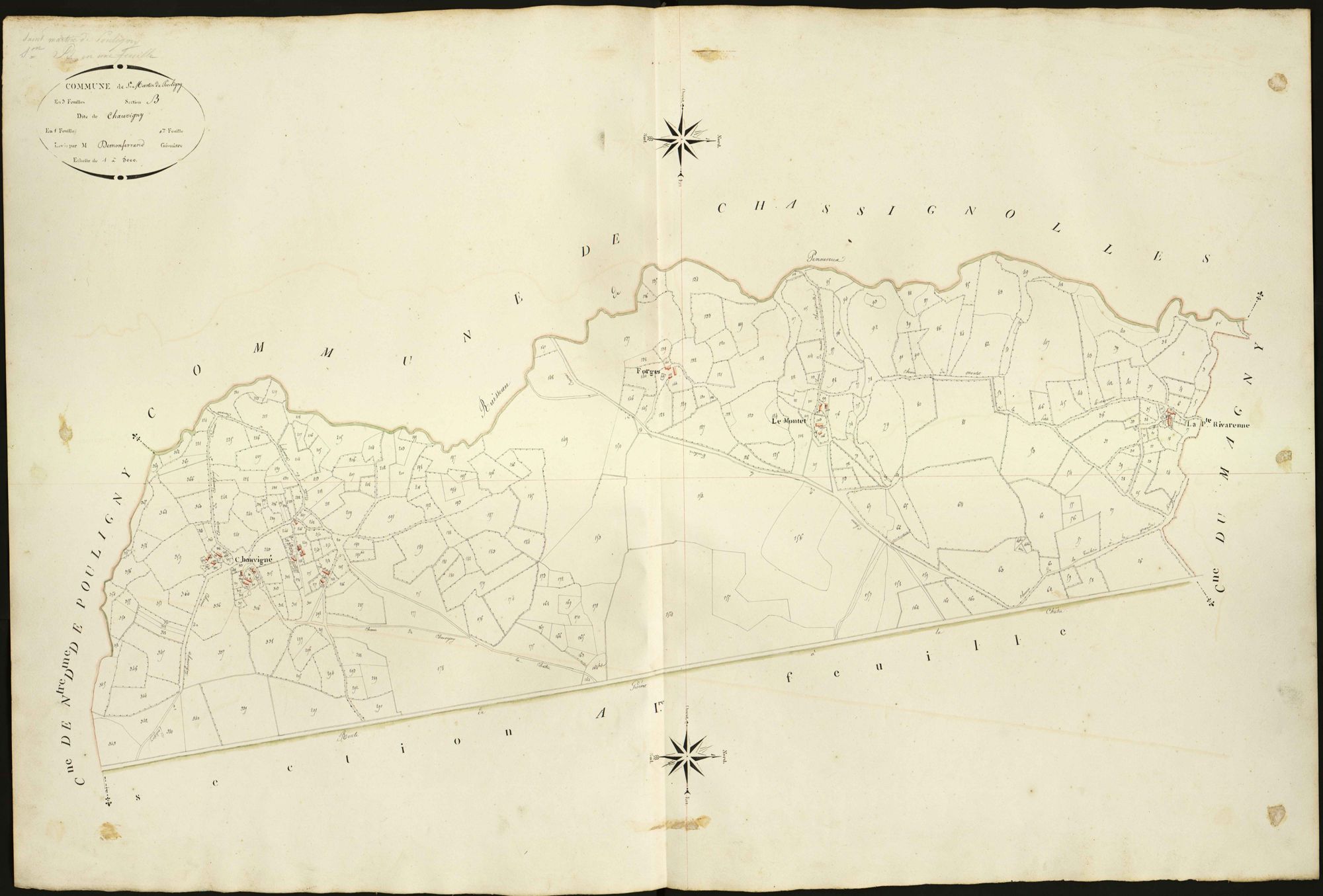 Pouligny-Saint-Martin - Section B, dite de Chauvigny.