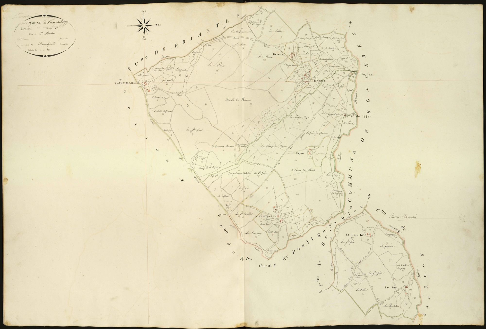 Pouligny-Saint-Martin - Section C, dite de Saint-Martin.