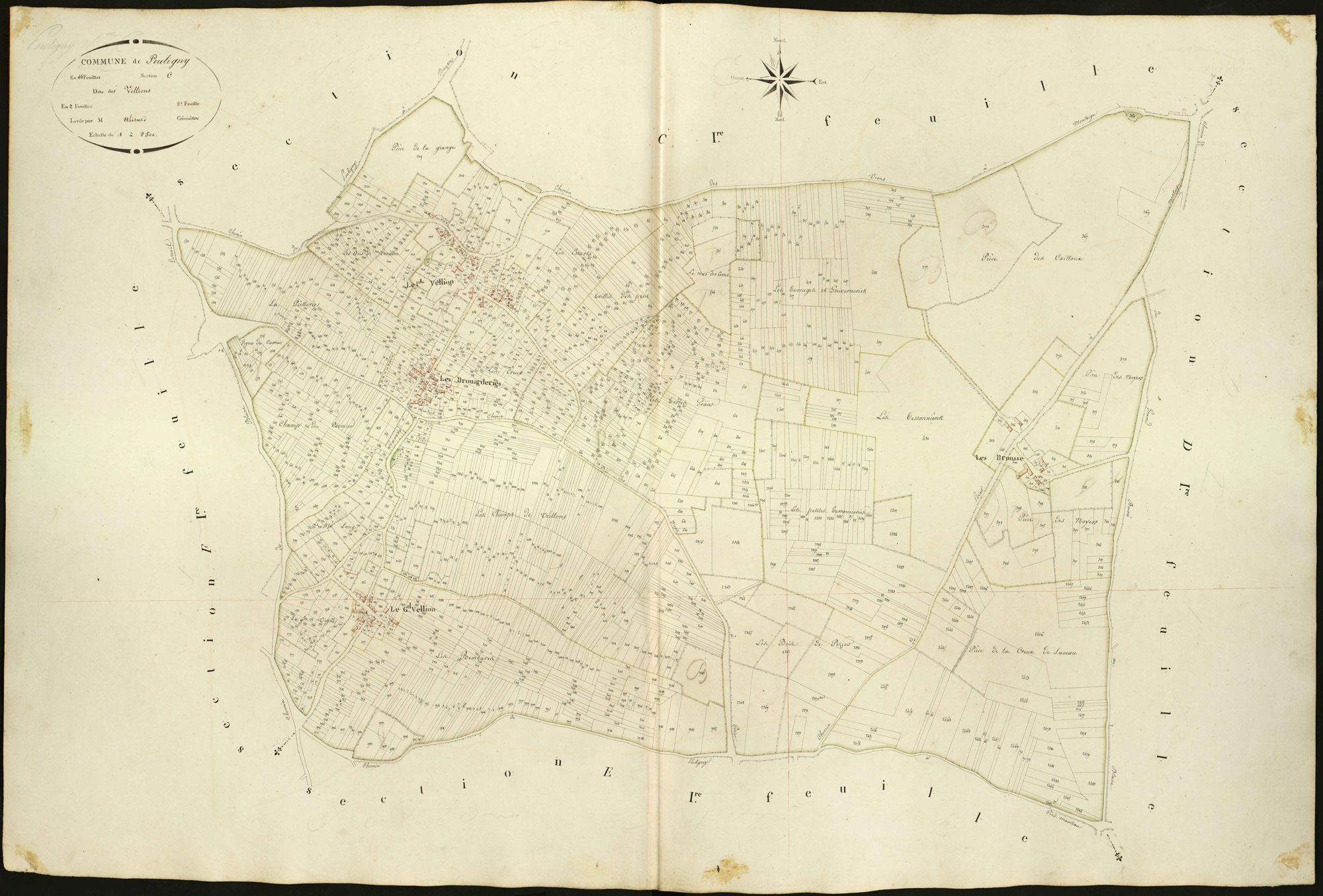 Pouligny-Saint-Pierre - Section C2, dite des Vellions.