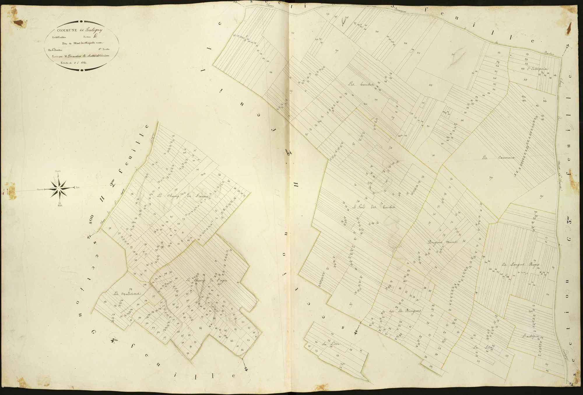 Pouligny-Saint-Pierre - Section H3, dite de Mont la Chapelle (ouest).