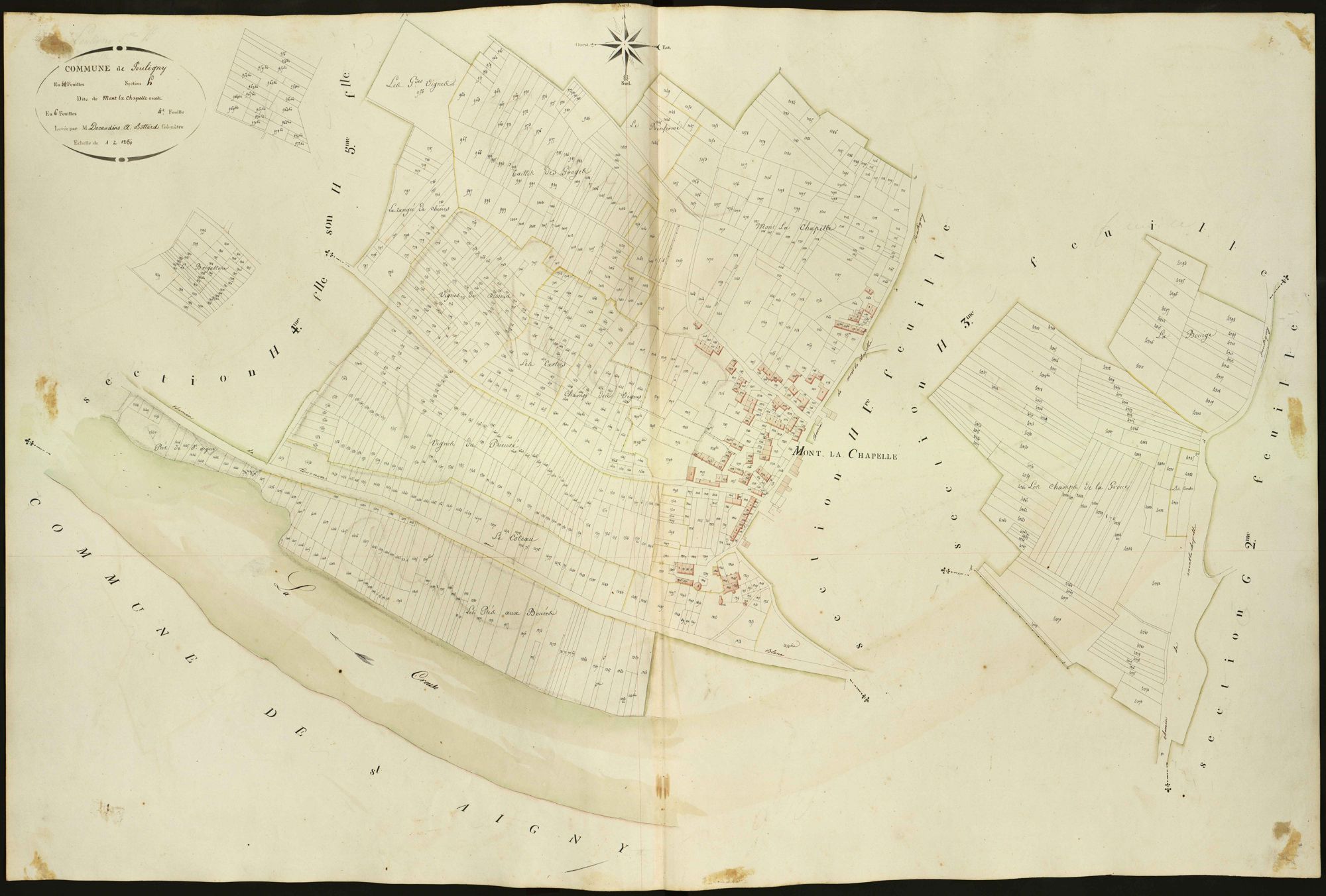Pouligny-Saint-Pierre - Section H4, dite de Mont la Chapelle (ouest).