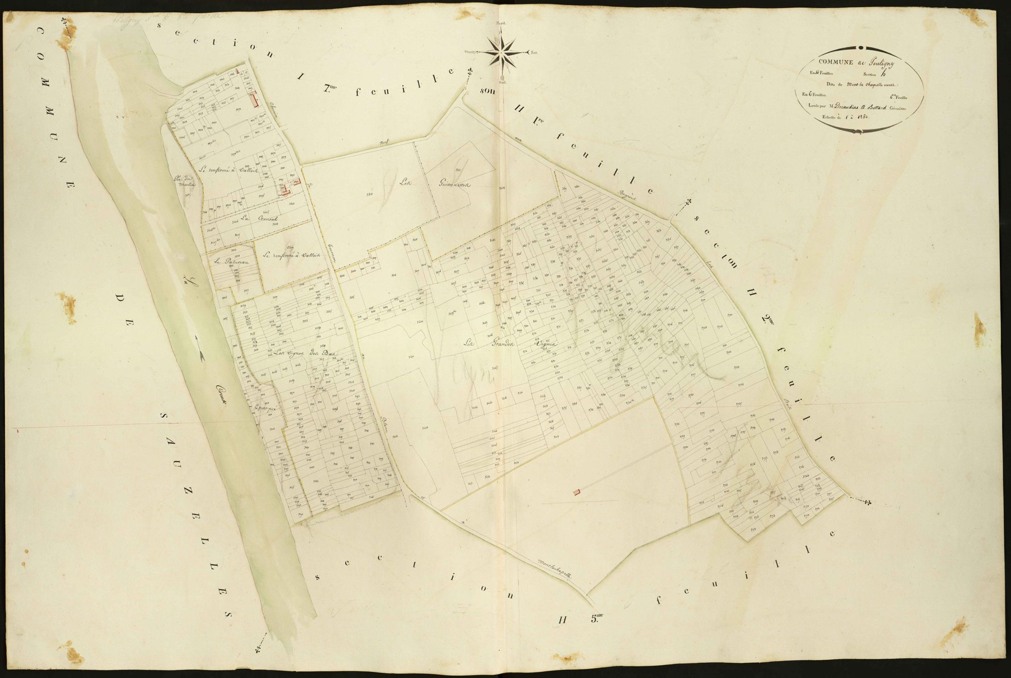 Pouligny-Saint-Pierre - Section H6, dite de Mont la Chapelle (ouest).
