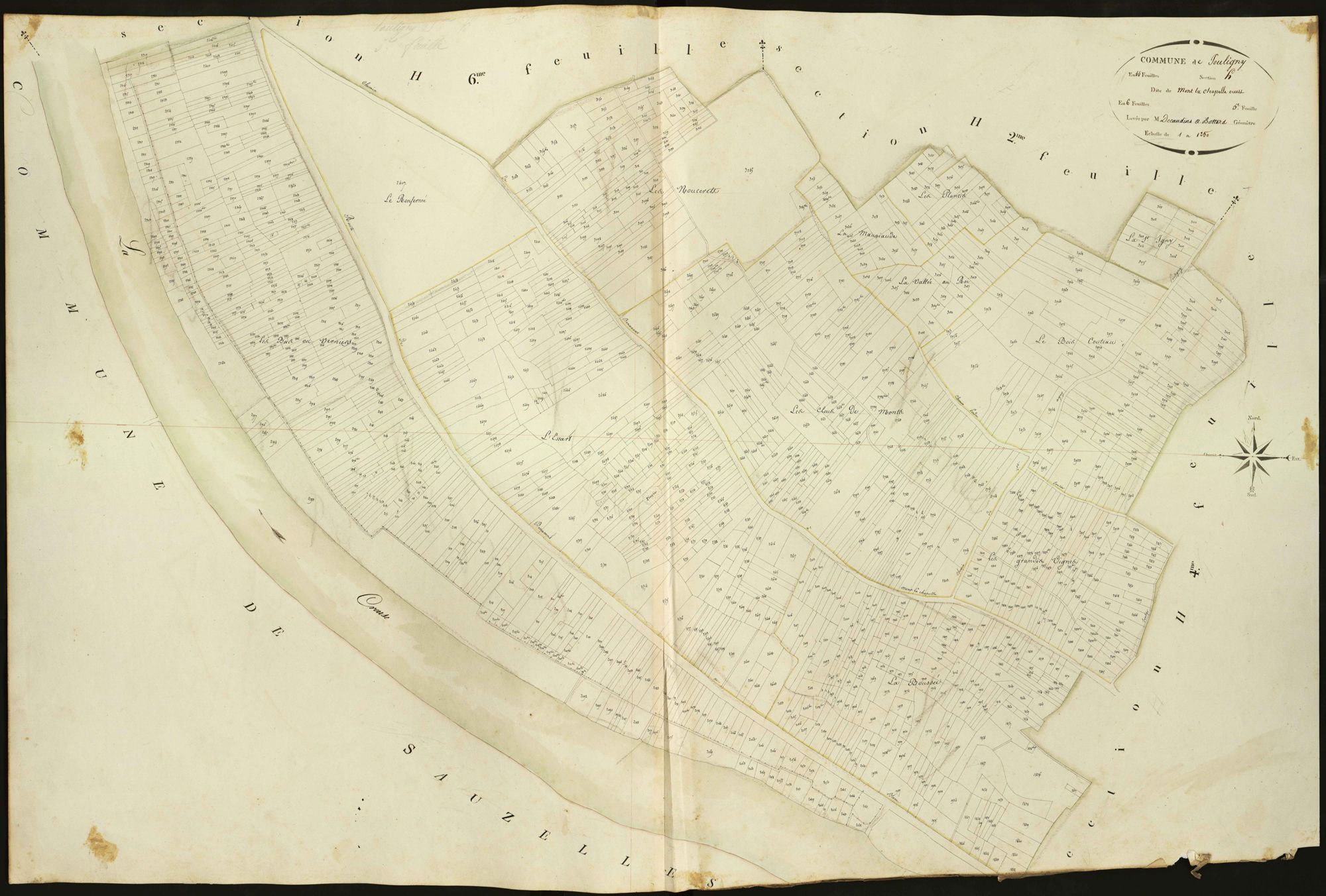Pouligny-Saint-Pierre - Section H5, dite de Mont la Chapelle (ouest).