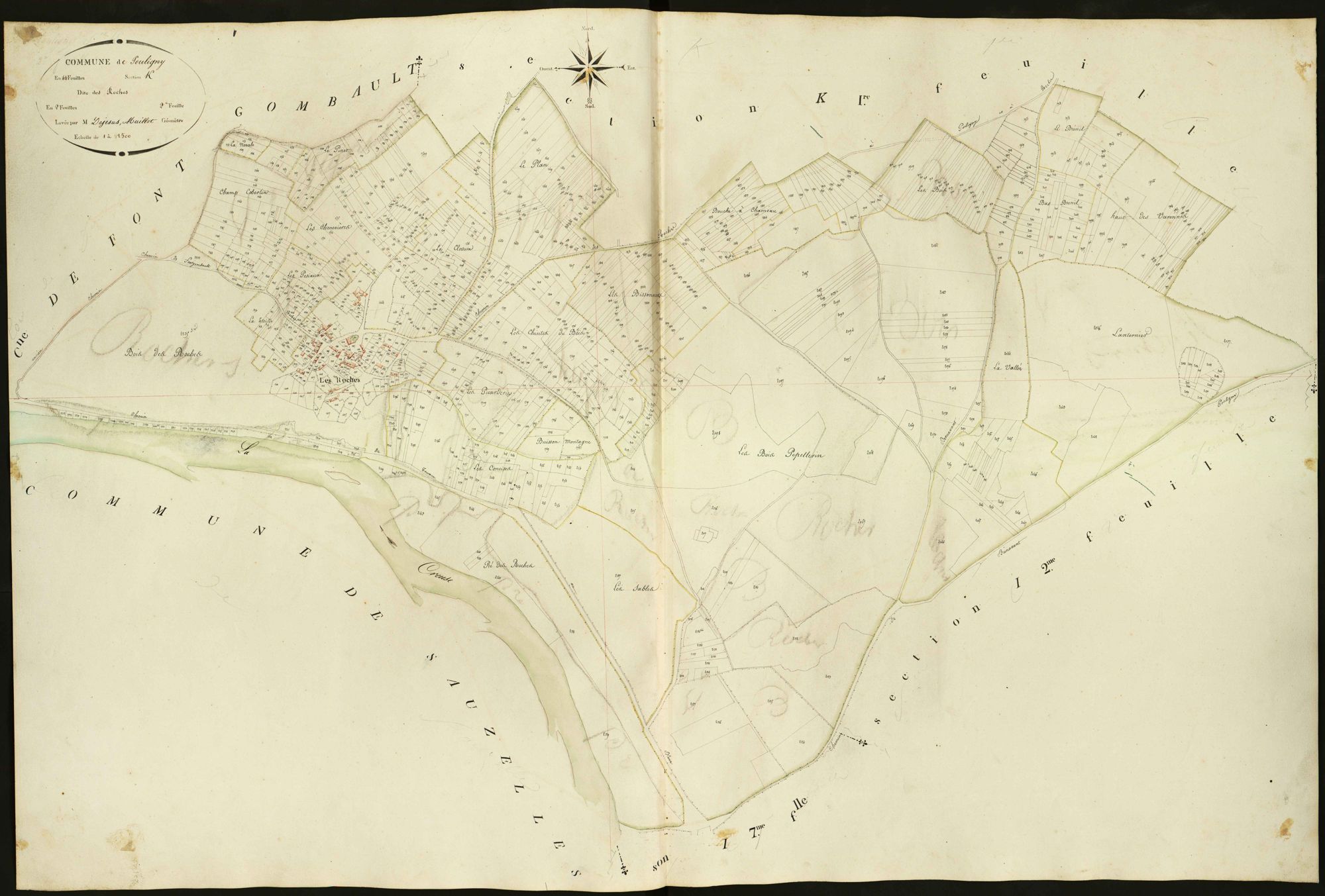 Pouligny-Saint-Pierre - Section K2, dite des Roches.