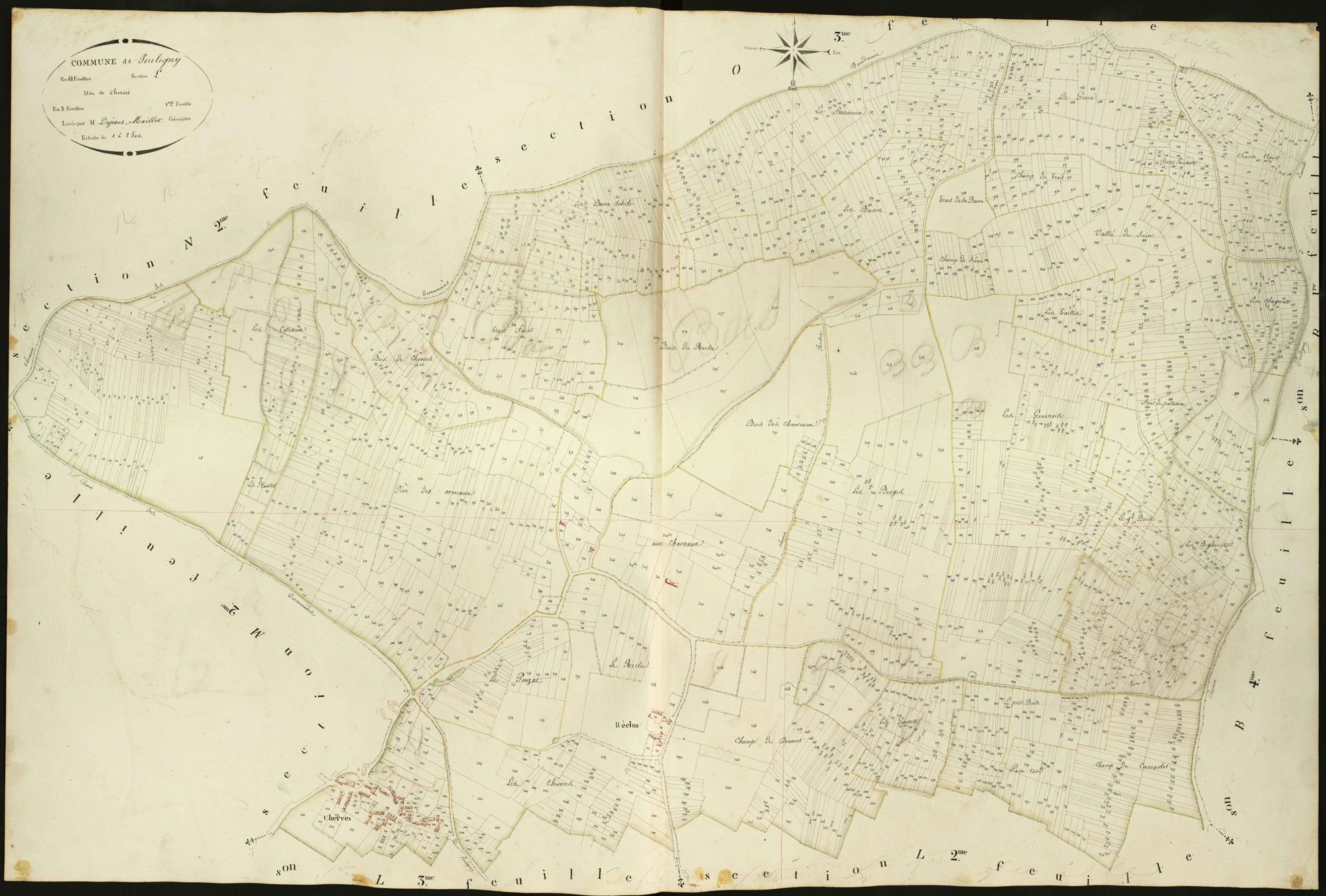 Pouligny-Saint-Pierre - Section L1, dite de Cherves.