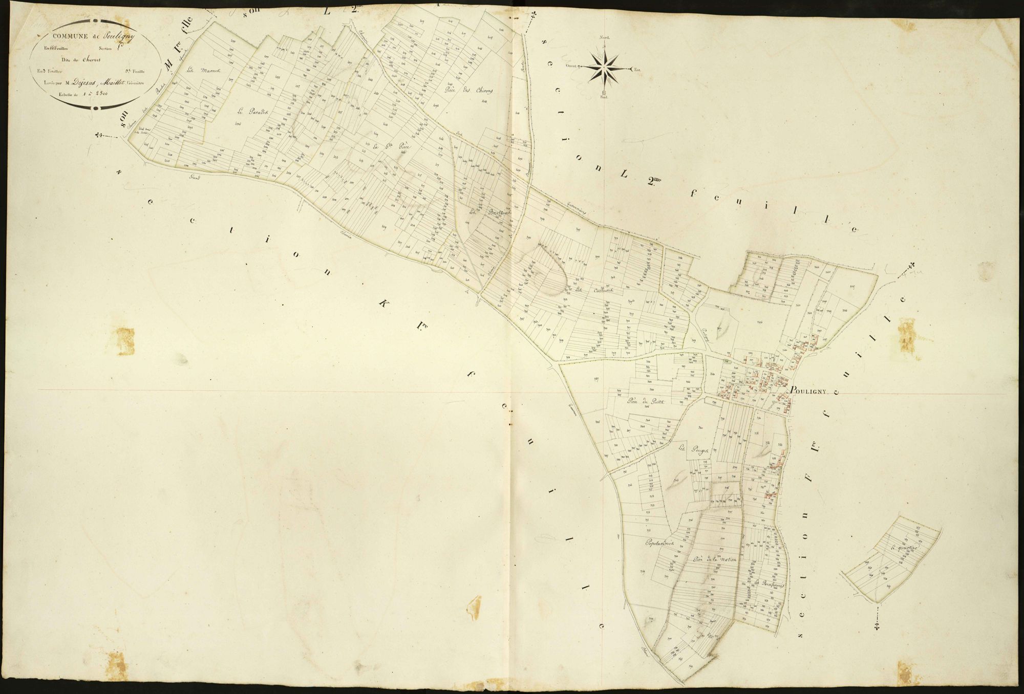 Pouligny-Saint-Pierre - Section L3, dite de Cherves.