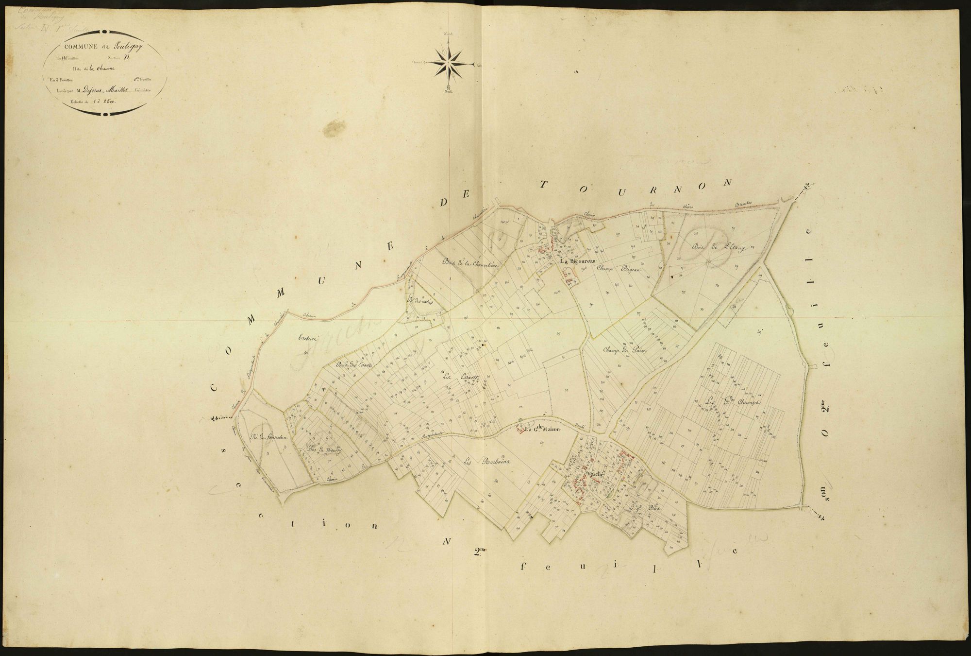 Pouligny-Saint-Pierre - Section N1, dite de la Chaume.