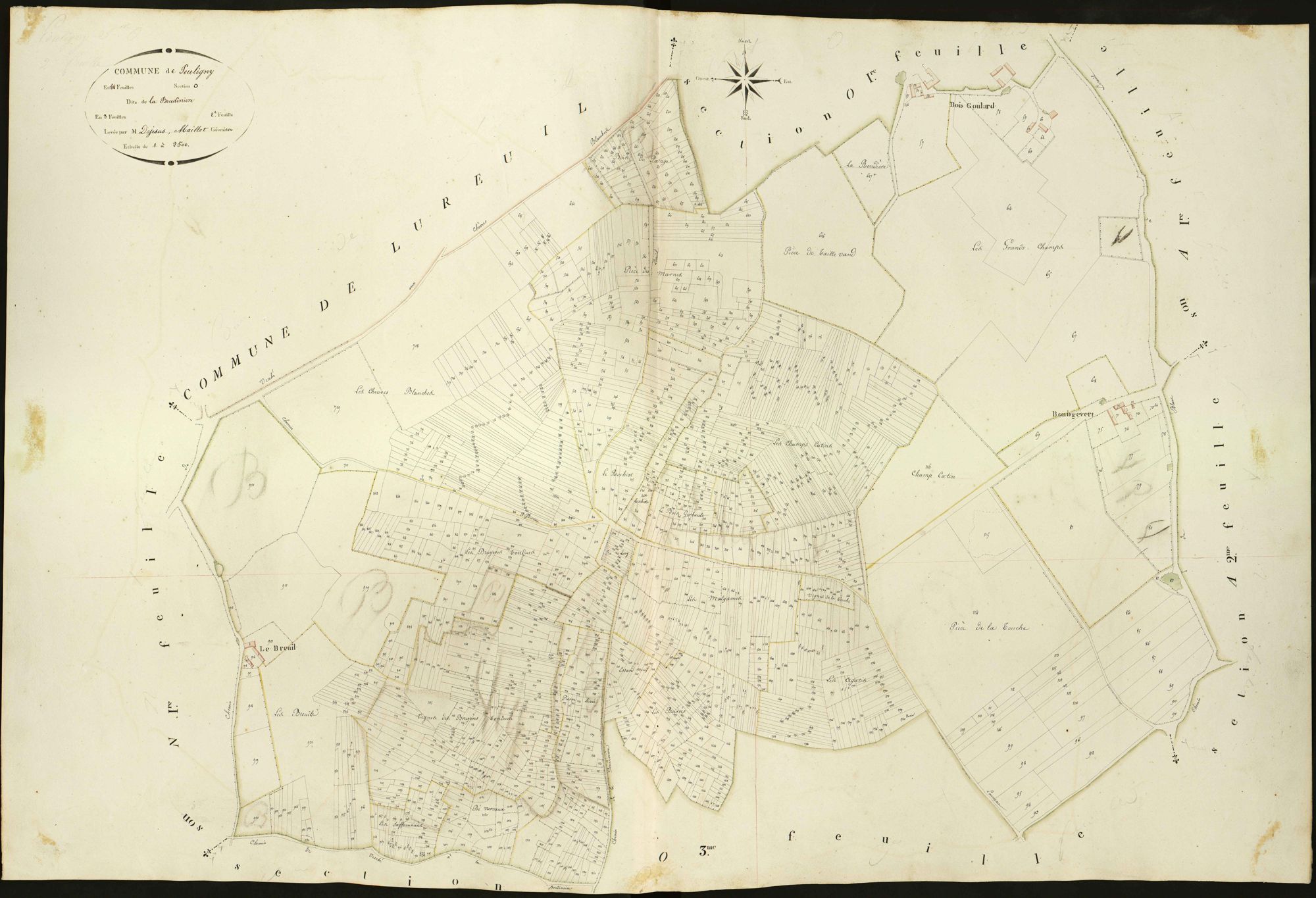 Pouligny-Saint-Pierre - Section O2, dite de la Boudinière.