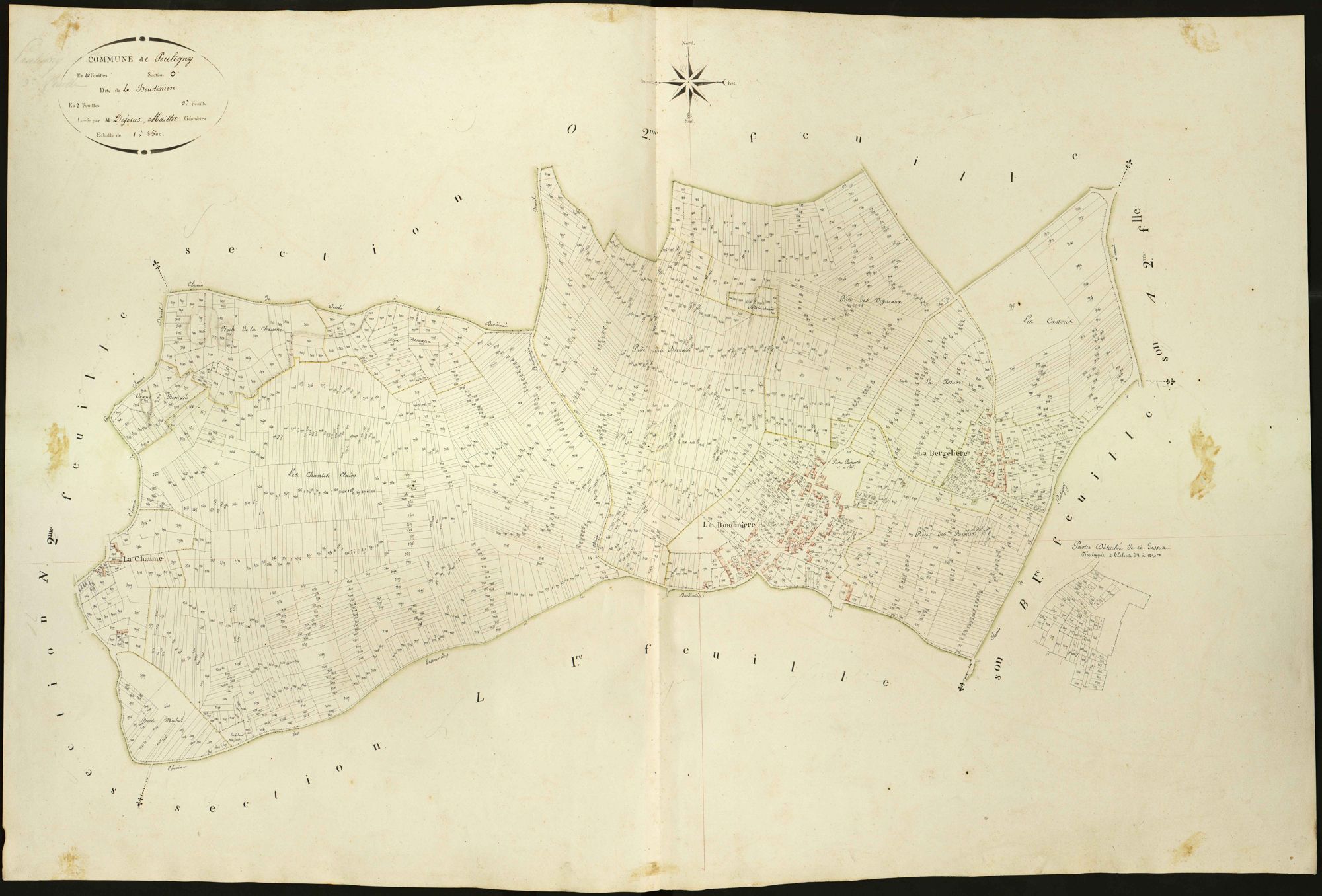 Pouligny-Saint-Pierre - Section O3, dite de la Boudinière.