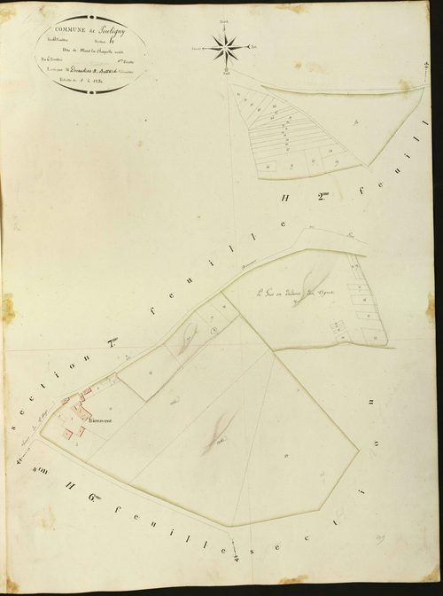 Pouligny-Saint-Pierre - Section H1, dite de Mont la Chapelle (ouest).
