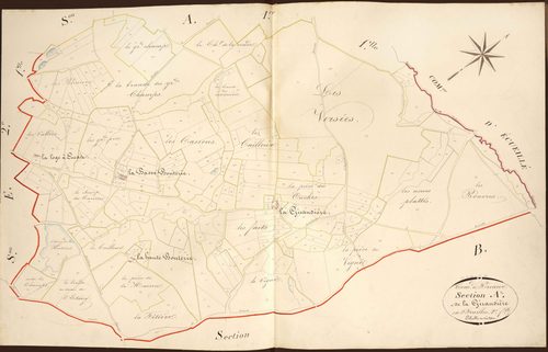 Préaux - Section A2, dite de la Giraudière.