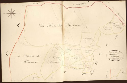 Préaux - Section C1, dite de Dardoux.