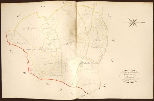 Préaux - Section C2, dite de Dardoux.