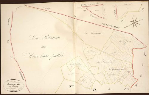 Préaux - Section D1, dite du Bourg.