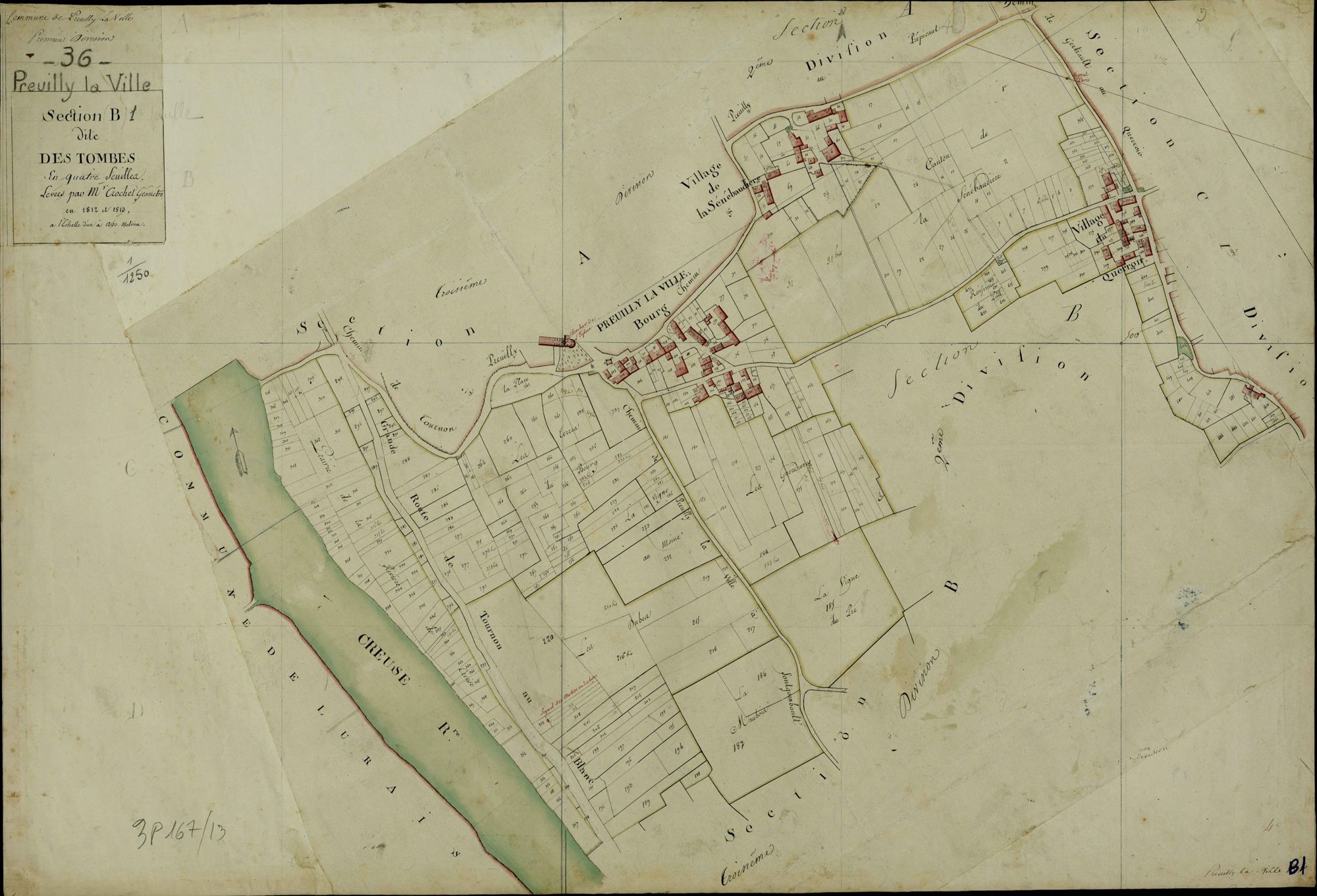 Preuilly-la-Ville - Section B1, dite des Tombes.