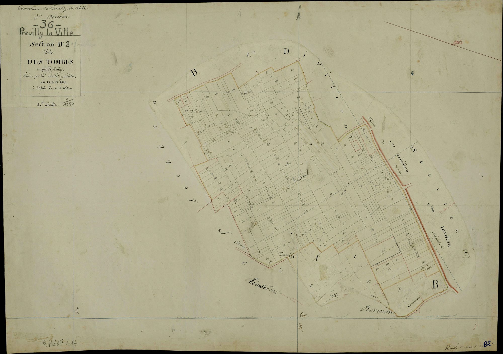 Preuilly-la-Ville - Section B2, dite des Tombes.