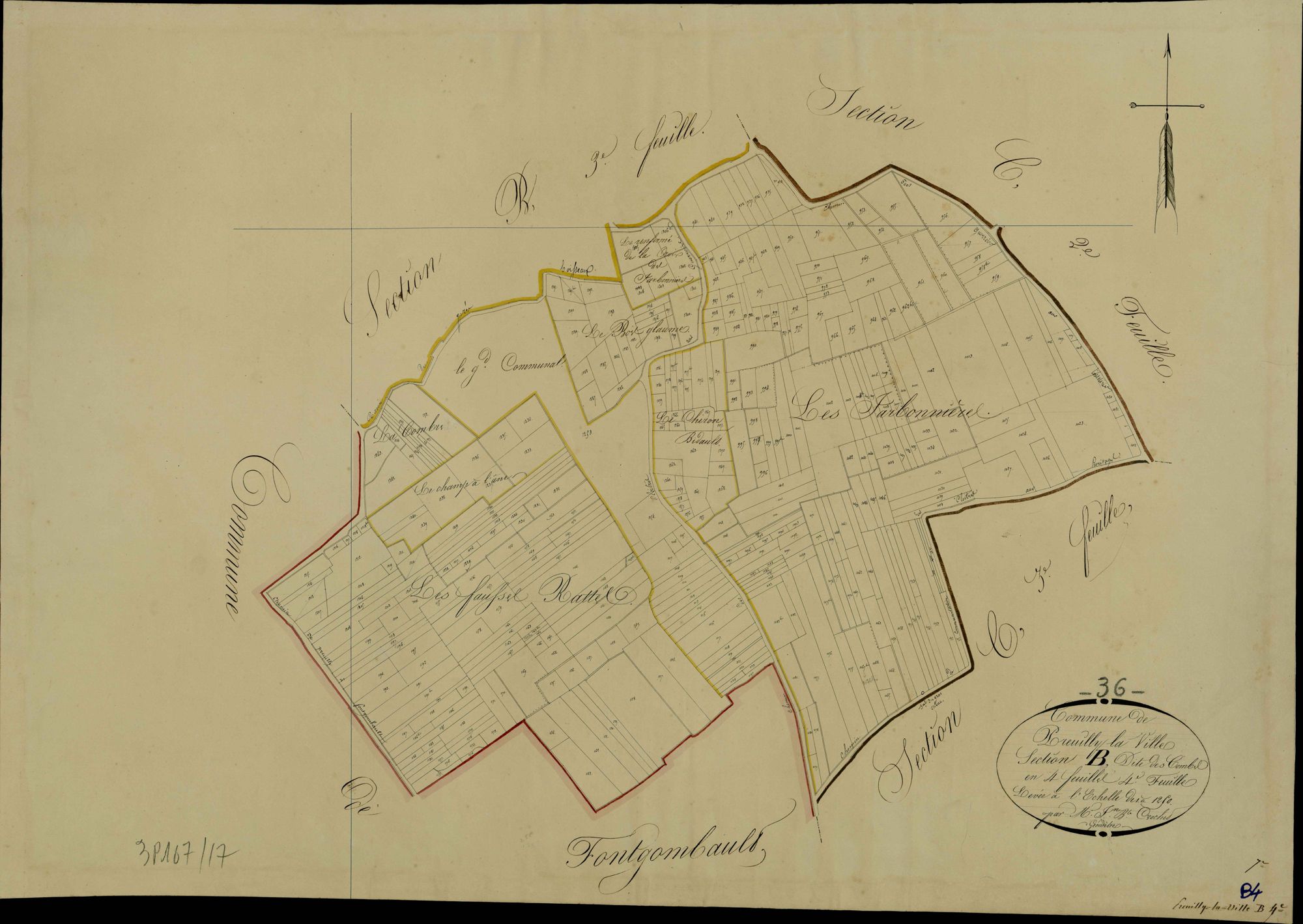 Preuilly-la-Ville - Section B4 dite des Tombes.