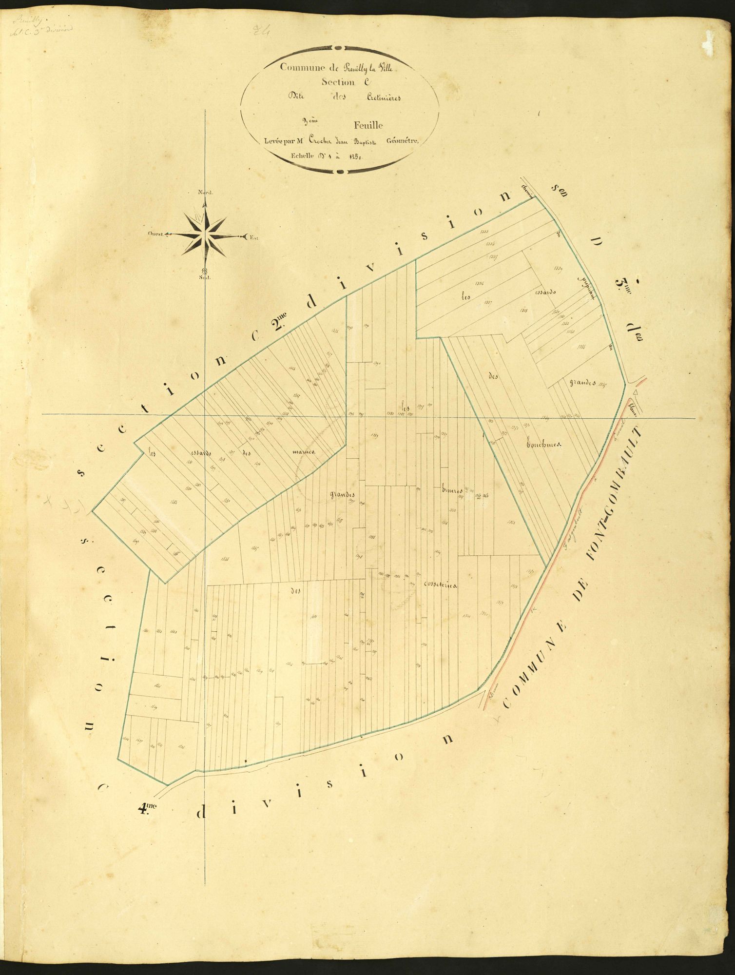 Preuilly-la-Ville - Section C3, dite des Crétinières.