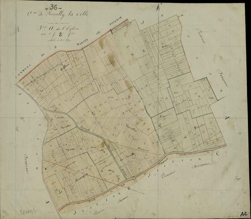 Preuilly-la-Ville - Section A2, dite de l'Eglise.