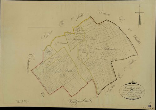 Preuilly-la-Ville - Section B4 dite des Tombes.