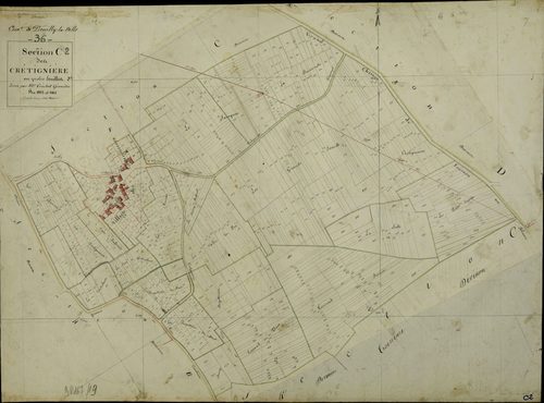 Preuilly-la-Ville - Section C2, dite des Crétignières.