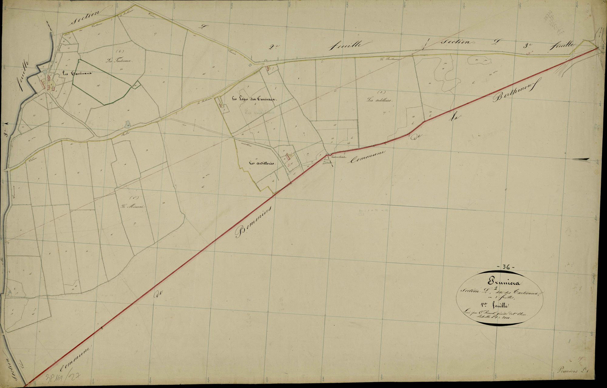 Pruniers - Section L1, dite de Tartivaux.