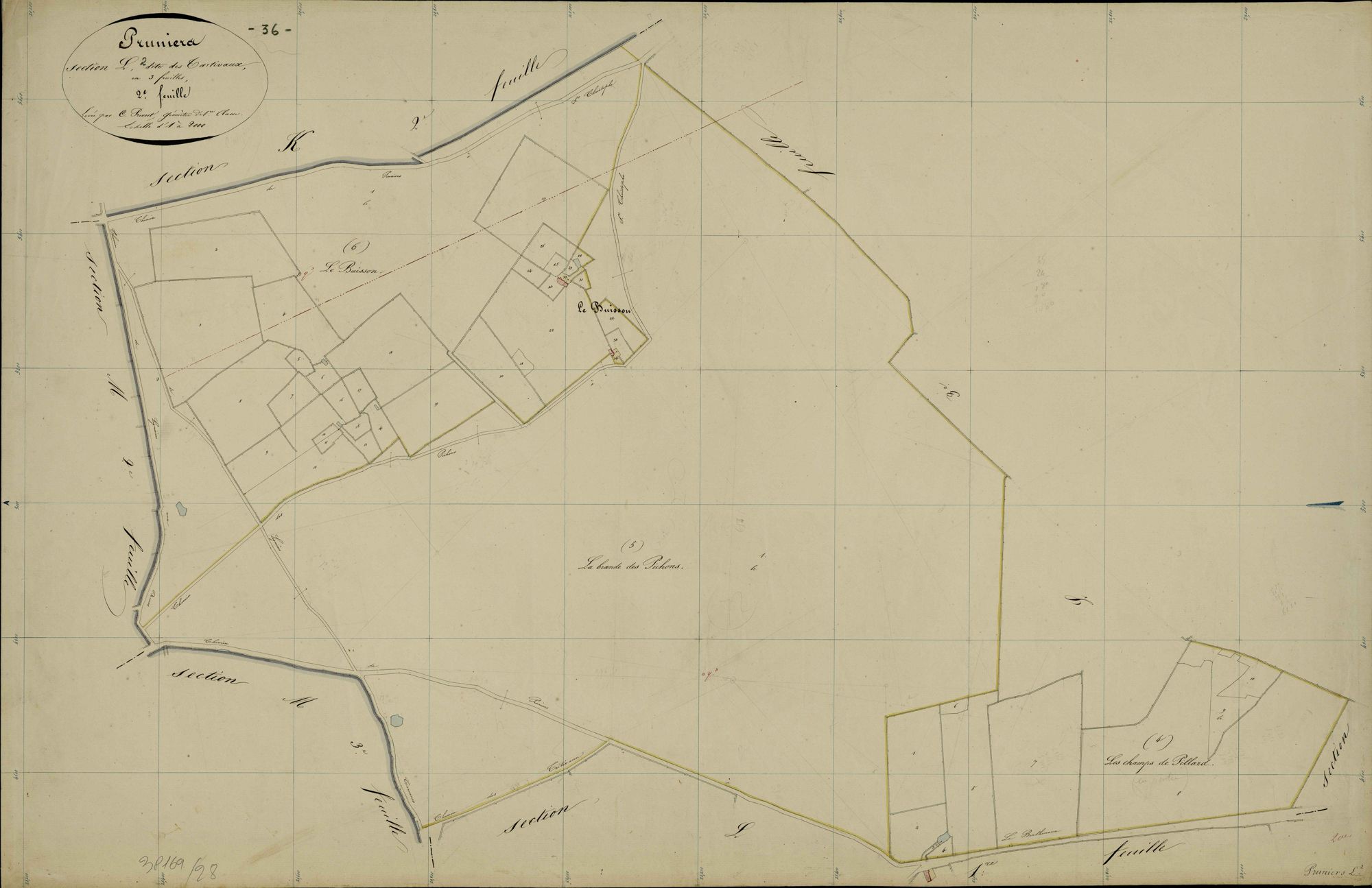 Pruniers - Section L2, dite de Tartivaux.