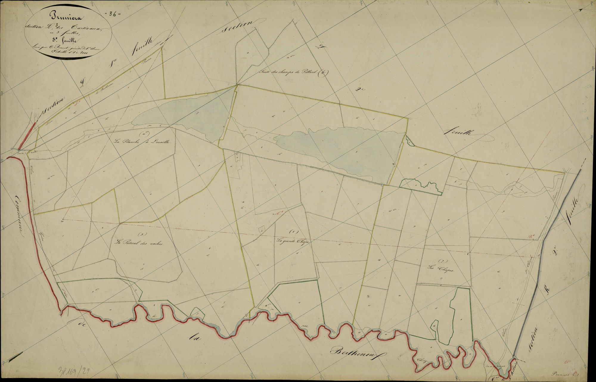 Pruniers - Section L3, dite de Tartivaux.
